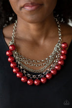 Load image into Gallery viewer, Paparazzi Accessories - One-Way WALL STREET - Red