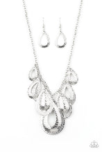 Load image into Gallery viewer, Paparazzi Accessories - Teardrop Tempest - Silver
