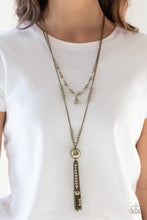 Load image into Gallery viewer, Paparazzi Accessories - Abstract Elegance - Brass