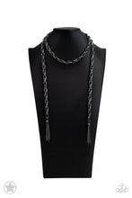 Load image into Gallery viewer, Paparazzi Accessries - SCARFed for Attention - Gunmetal