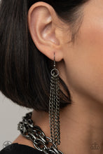 Load image into Gallery viewer, Paparazzi Accessries - SCARFed for Attention - Gunmetal