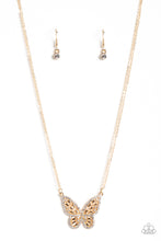 Load image into Gallery viewer, Paparazzi Accessories - Baroque Butterfly - Gold