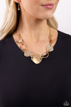 Load image into Gallery viewer, Paparazzi Accessories - Asymmetrical Attention - Gold