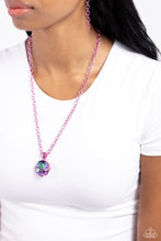 Load image into Gallery viewer, Paparazzi Accessories - Las Vegas Dip - Pink Necklace
