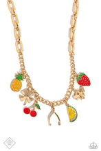 Load image into Gallery viewer, Paparazzi Accessories - Fruit Festival - Gold
