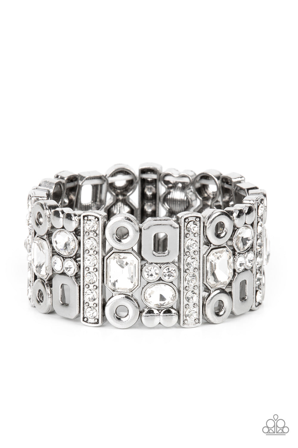 Paparazzi Accessories - Dynamically Diverse - White