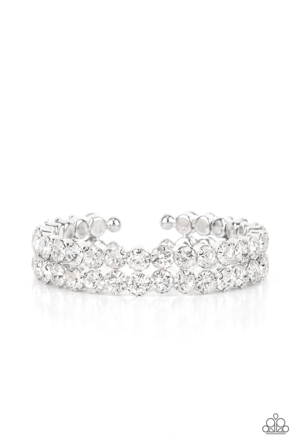 Paparazzi Accessories - Megawatt Majesty - White