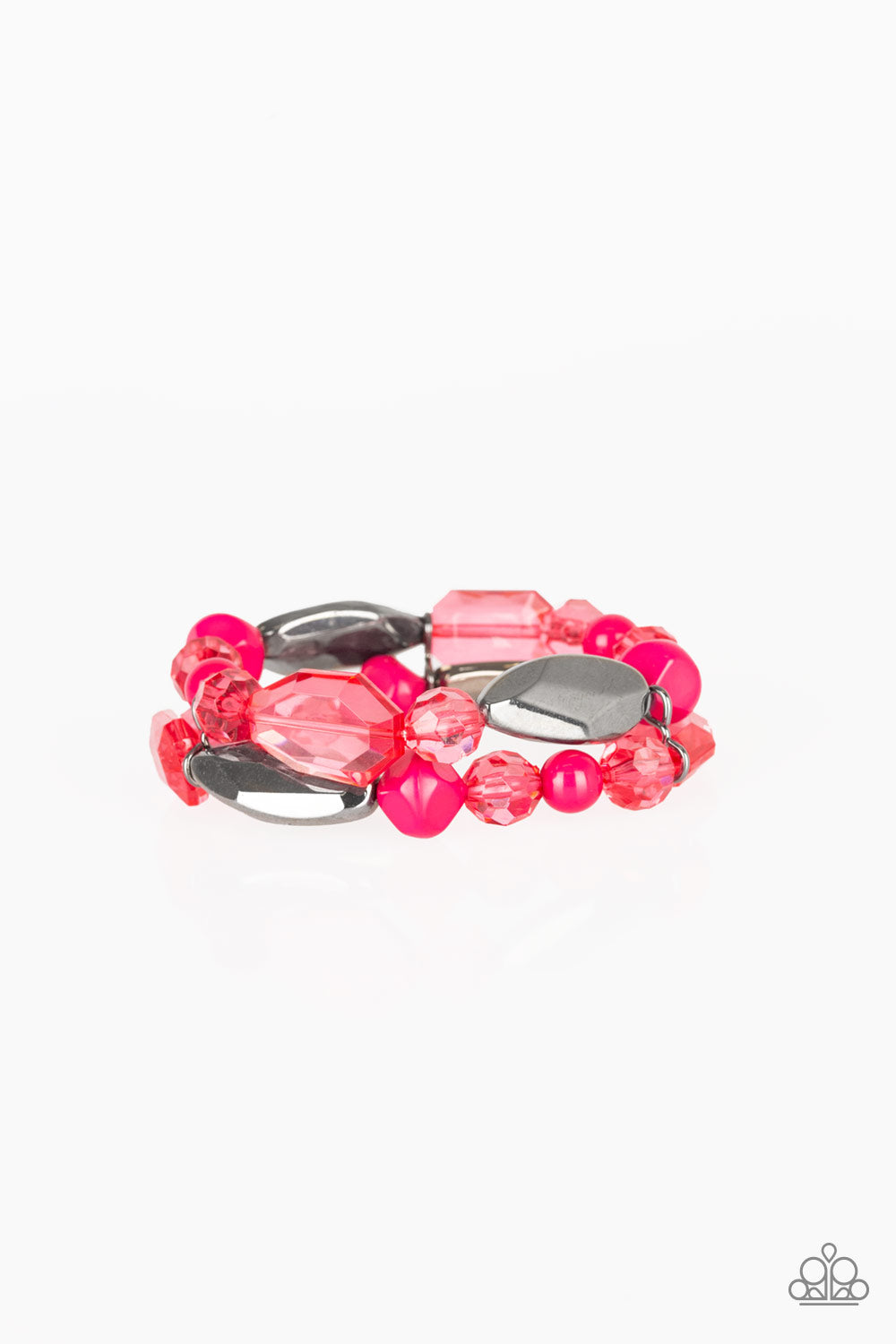 Paparazzi Accessories - Rockin Rock Candy - Pink