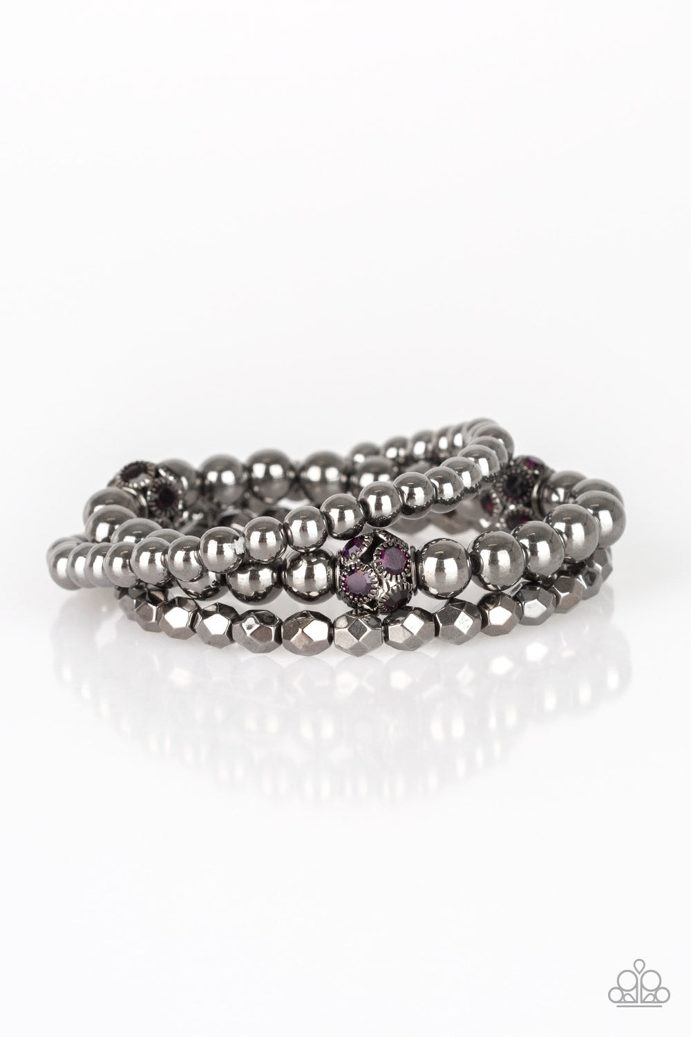 Paparazzi Accessories - Noticeably Noir - Purple
