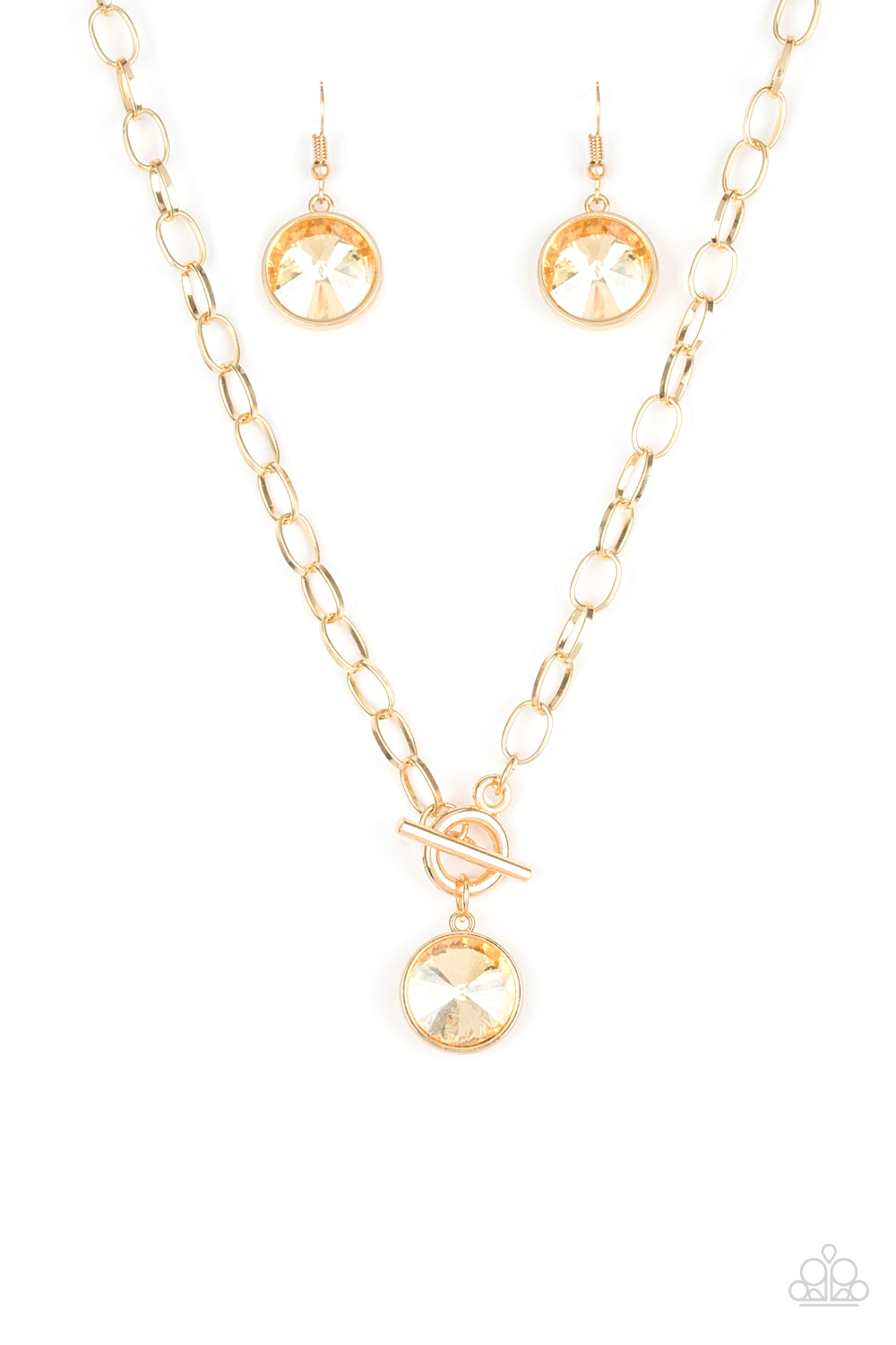 Paparazzi Accessories - She Sparkles On - Gold