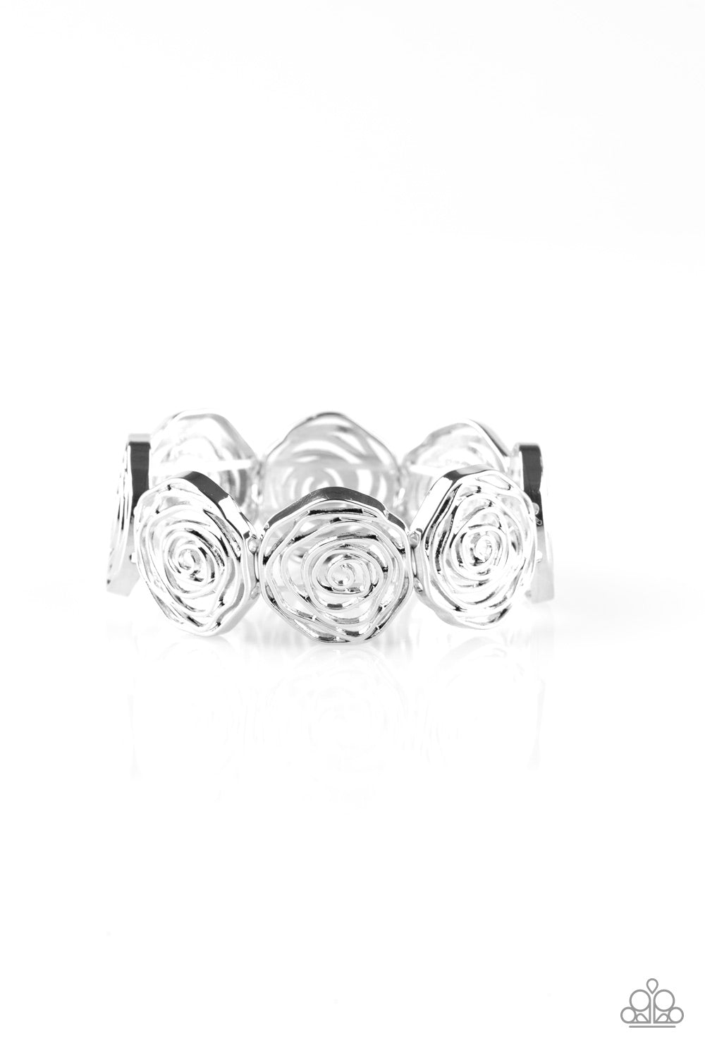 Paparazzi Accessories - Beat Around The ROSEBUSH - Silver