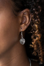 Load image into Gallery viewer, Paparazzi Accessories - Rosy Rosette - Silver
