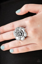 Load image into Gallery viewer, Paparazzi Accessories - FLOWERBED and Breakfast - Silver
