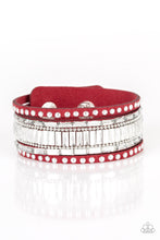 Load image into Gallery viewer, Paparazzi Accessories - Rock Star Rocker - Red
