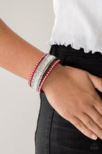 Load image into Gallery viewer, Paparazzi Accessories - Rock Star Rocker - Red
