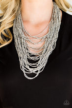 Load image into Gallery viewer, Paparazzi Accessories - Dauntless Dazzle - Silver

