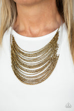 Load image into Gallery viewer, Paparazzi Accessories - Catwalk Queen - Brass
