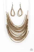 Load image into Gallery viewer, Paparazzi Accessories - Catwalk Queen - Brass
