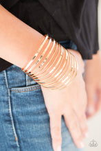 Load image into Gallery viewer, Paparazzi Accessories - Front Line Shine - Gold
