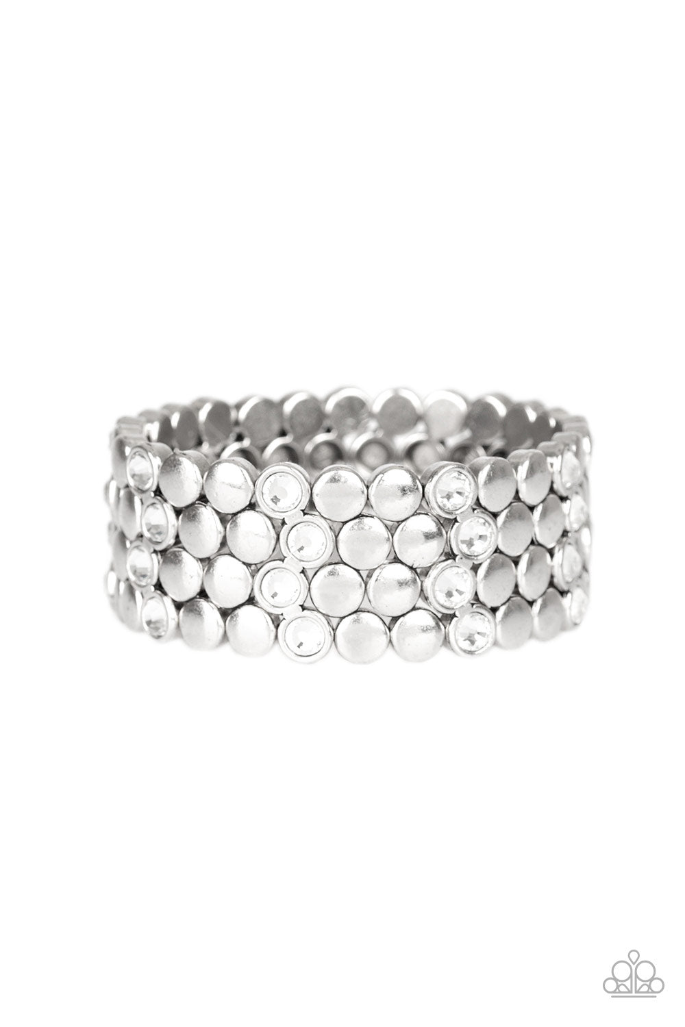 Paparazzi Accessories - Scattered Starlight - Whiteess