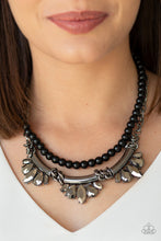 Load image into Gallery viewer, Paparazzi Accessories - Bow Before The Queen - Black
