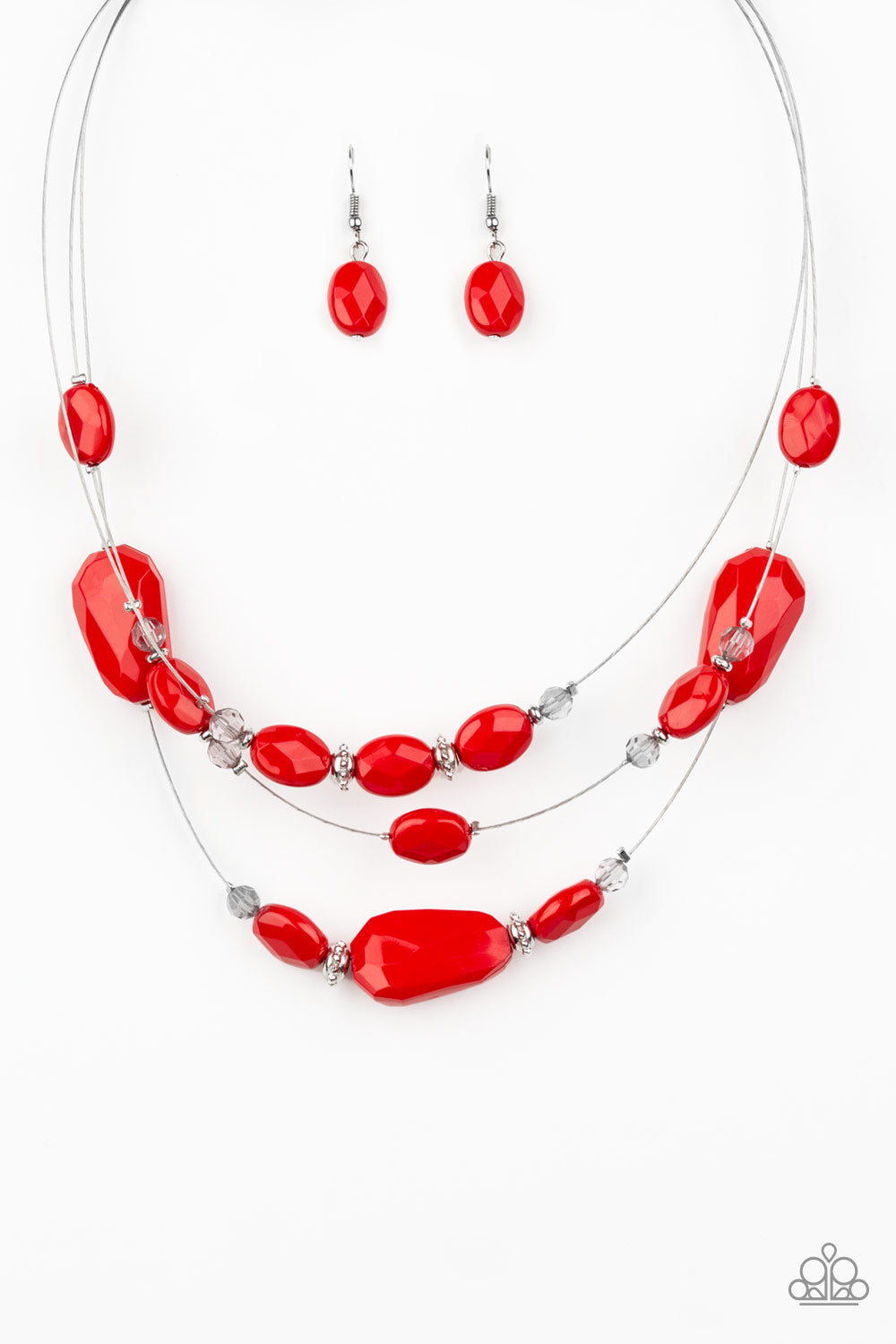 Paparazzi Accessories - Radiant Reflections - Red