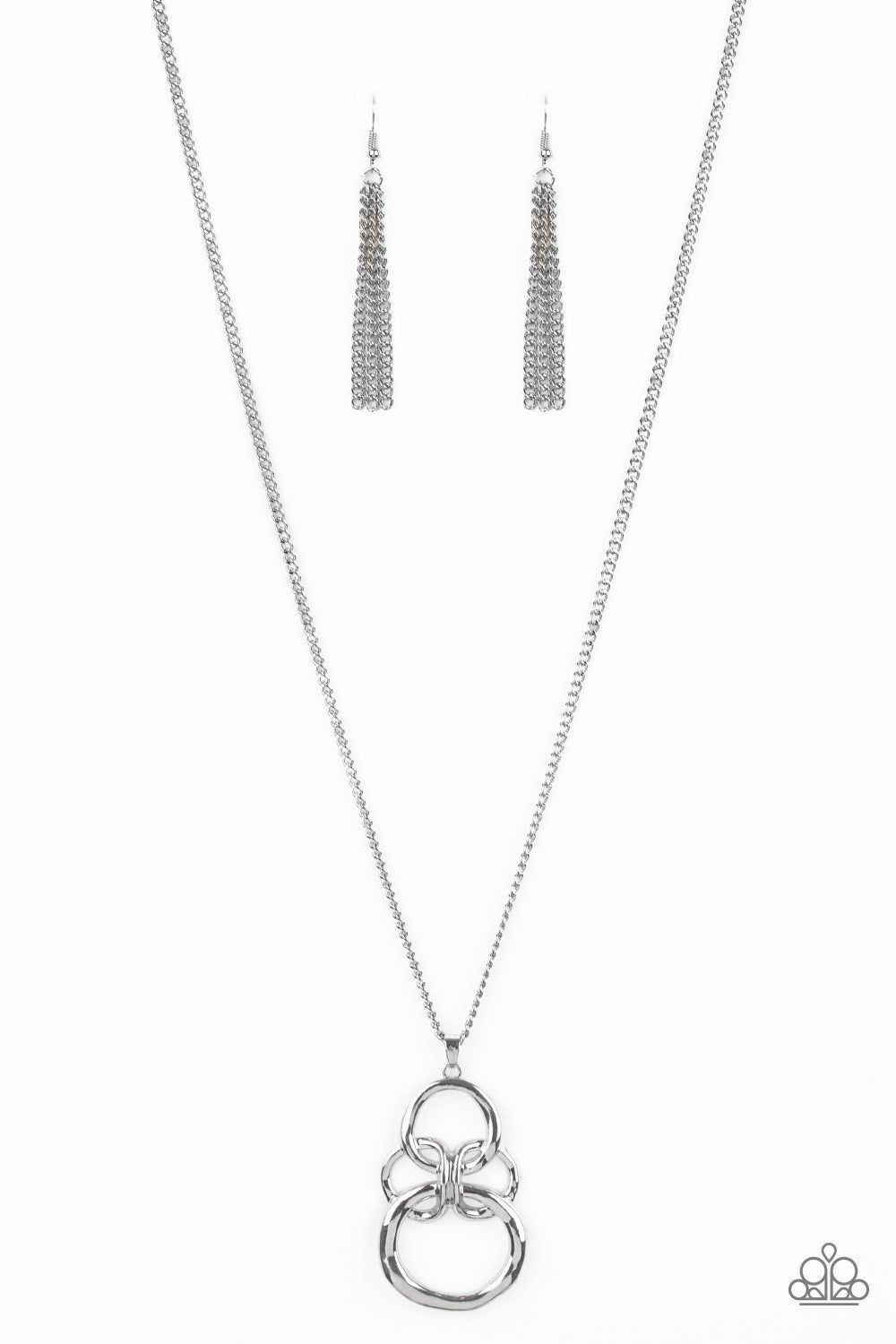 Paparazzi Accessories - Courageous Contour - Silver