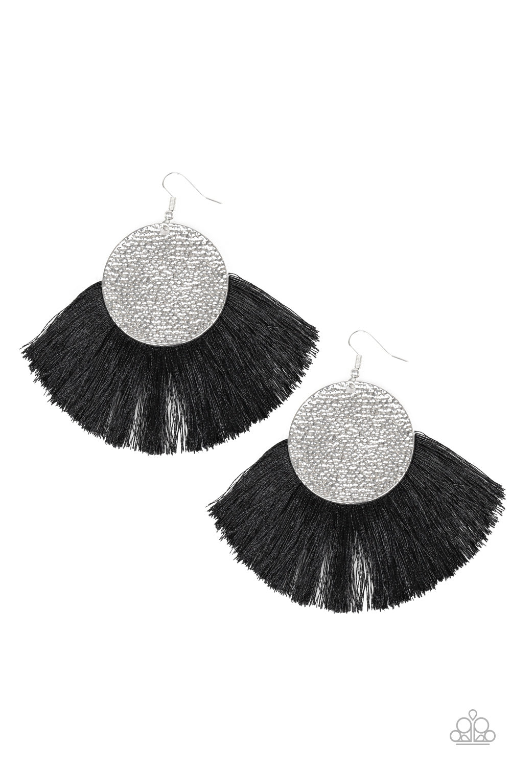 Paparazzi Accessories - Foxtrot Fringe - Black