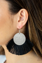Load image into Gallery viewer, Paparazzi Accessories - Foxtrot Fringe - Black
