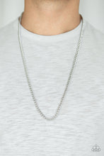 Load image into Gallery viewer, Paparazzi Accessories - First Rule Of Fight Club - Silver
