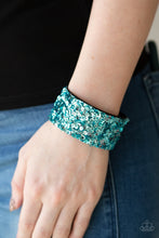 Load image into Gallery viewer, Paparazzi Accessories - Starry Sequins - Blue
