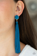 Load image into Gallery viewer, Paparazzi Accessories - Tightrope Tassel - Blue
