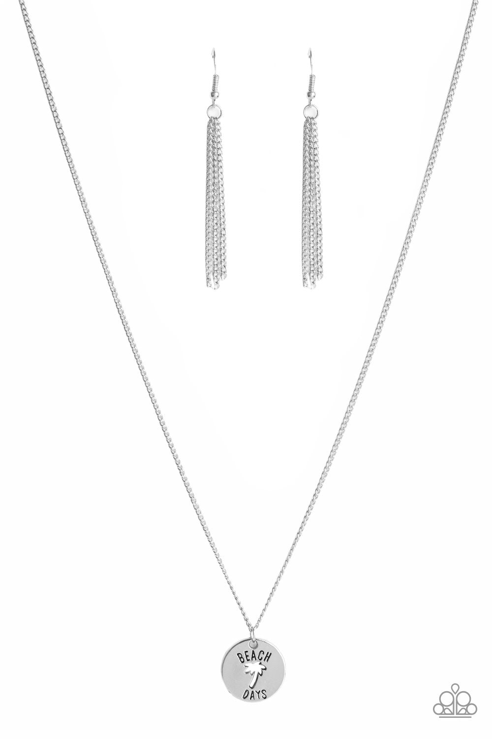 Paparazzi Accessories - Palm Tree Paradise - Silver