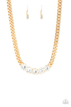 Load image into Gallery viewer, Paparazzi Accessories - Rhinestone Renegade - Gold
