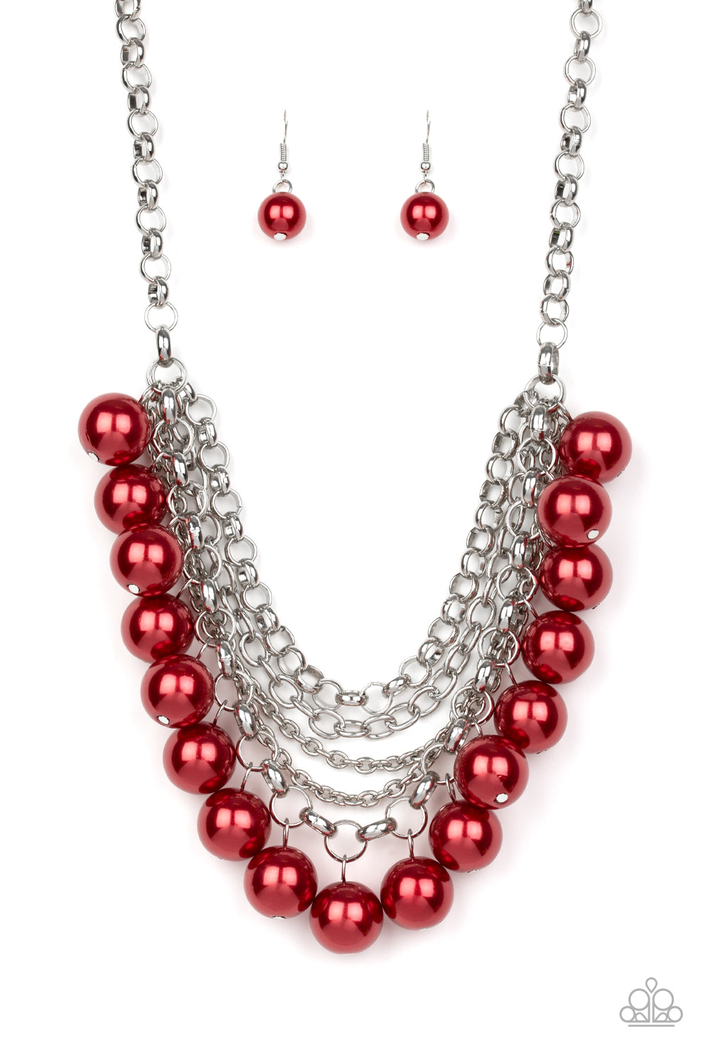Paparazzi Accessories - One-Way WALL STREET - Red