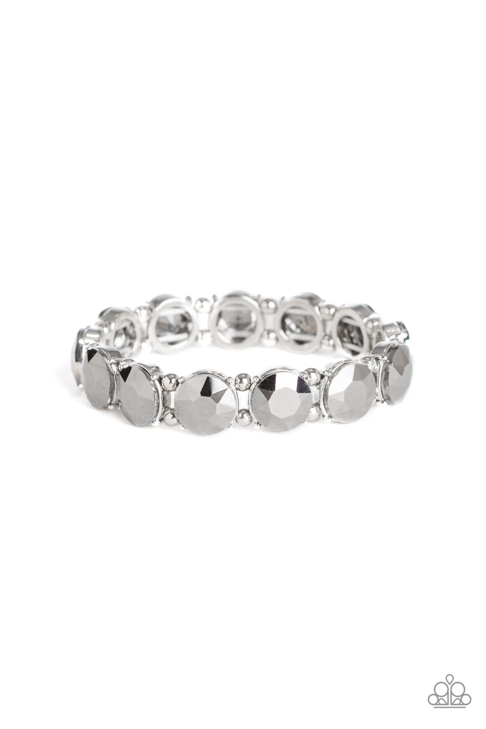 Paparazzi Accessories - Glitzy Glamorous - Silver