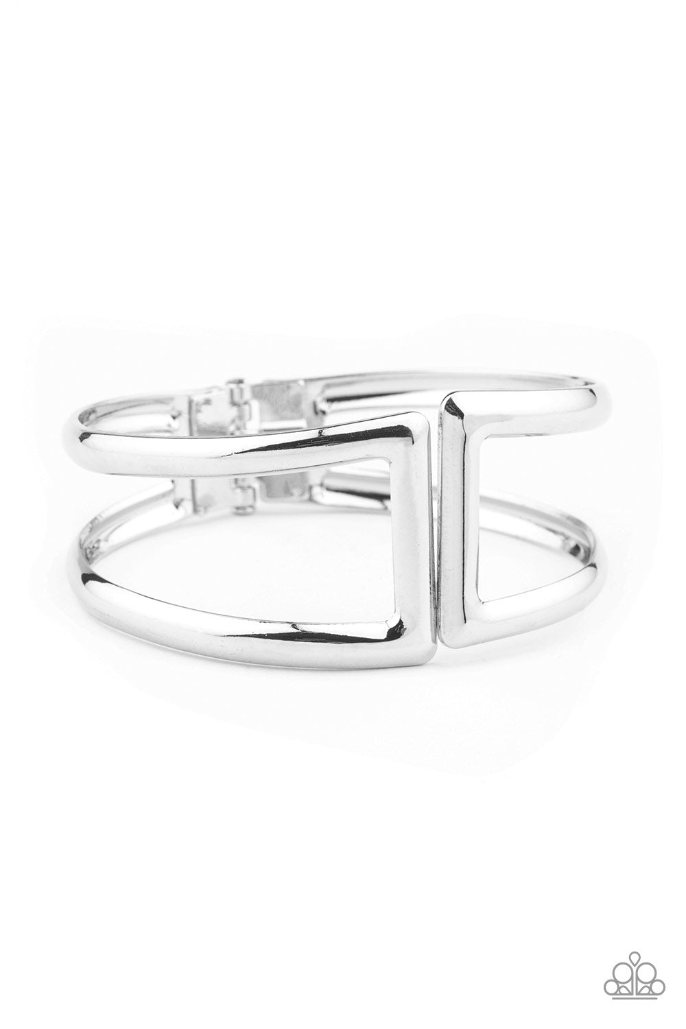 Paparazzi Accessories - Geo Glam - Silver