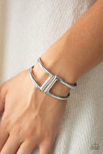 Load image into Gallery viewer, Paparazzi Accessories - Geo Glam - Silver
