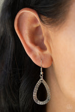 Load image into Gallery viewer, Paparazzi Accessories - Teardrop Tempest - Silver
