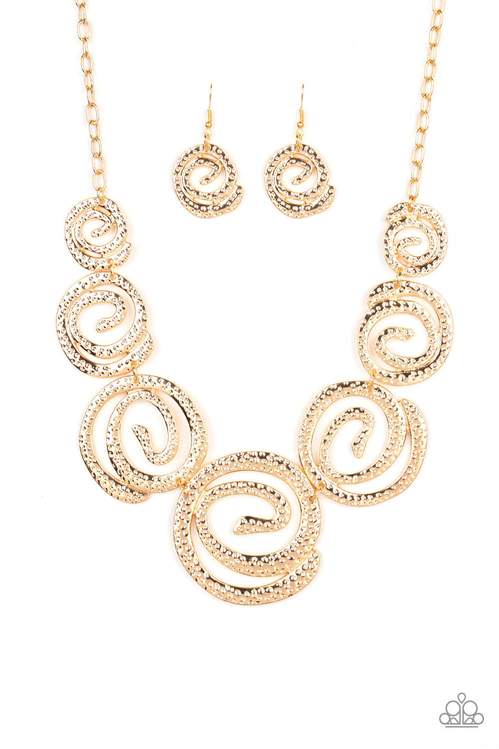 Paparazzi Accessories - Statement Swirl - Gold