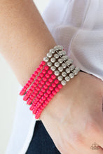 Load image into Gallery viewer, Paparazzi Accessories - LAYER It On Thick - Pink
