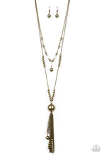 Load image into Gallery viewer, Paparazzi Accessories - Abstract Elegance - Brass

