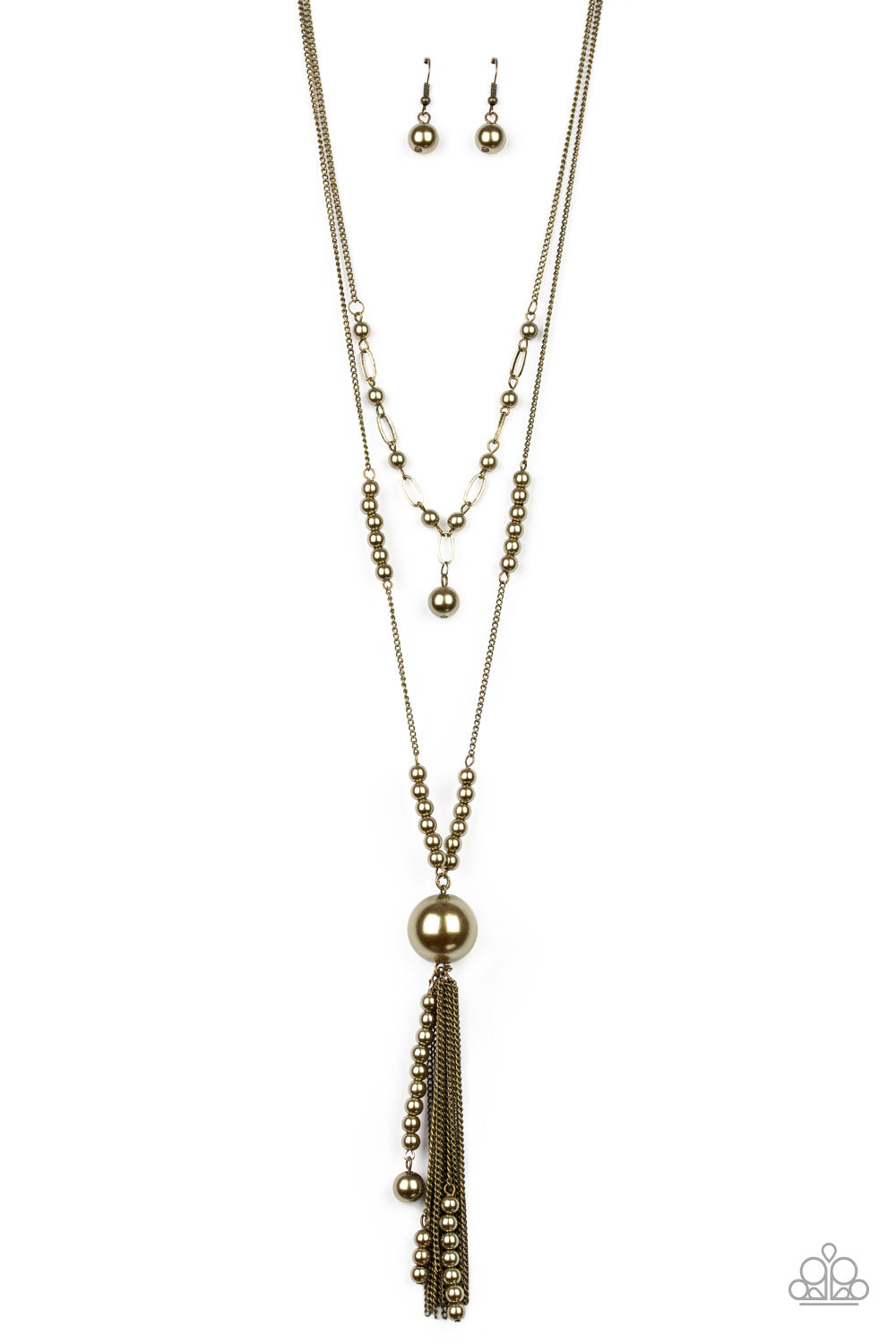 Paparazzi Accessories - Abstract Elegance - Brass