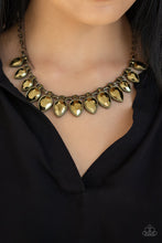 Load image into Gallery viewer, Paparazzi Accessories - FEARLESS is More - Brass

