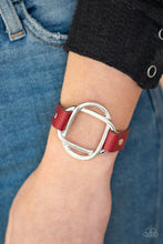 Load image into Gallery viewer, Paparazzi Accessories - Nautically Knotted - Red
