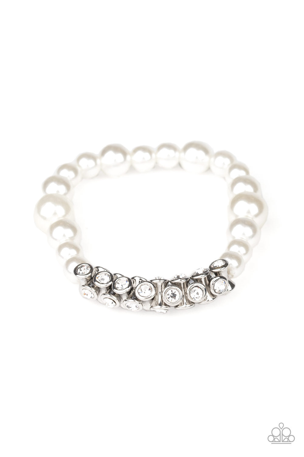 Paparazzi Accessories - Traffic-Stopping Sparkle - White