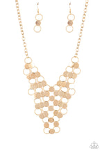 Load image into Gallery viewer, Paparazzi Accessories - Net Result - Gold
