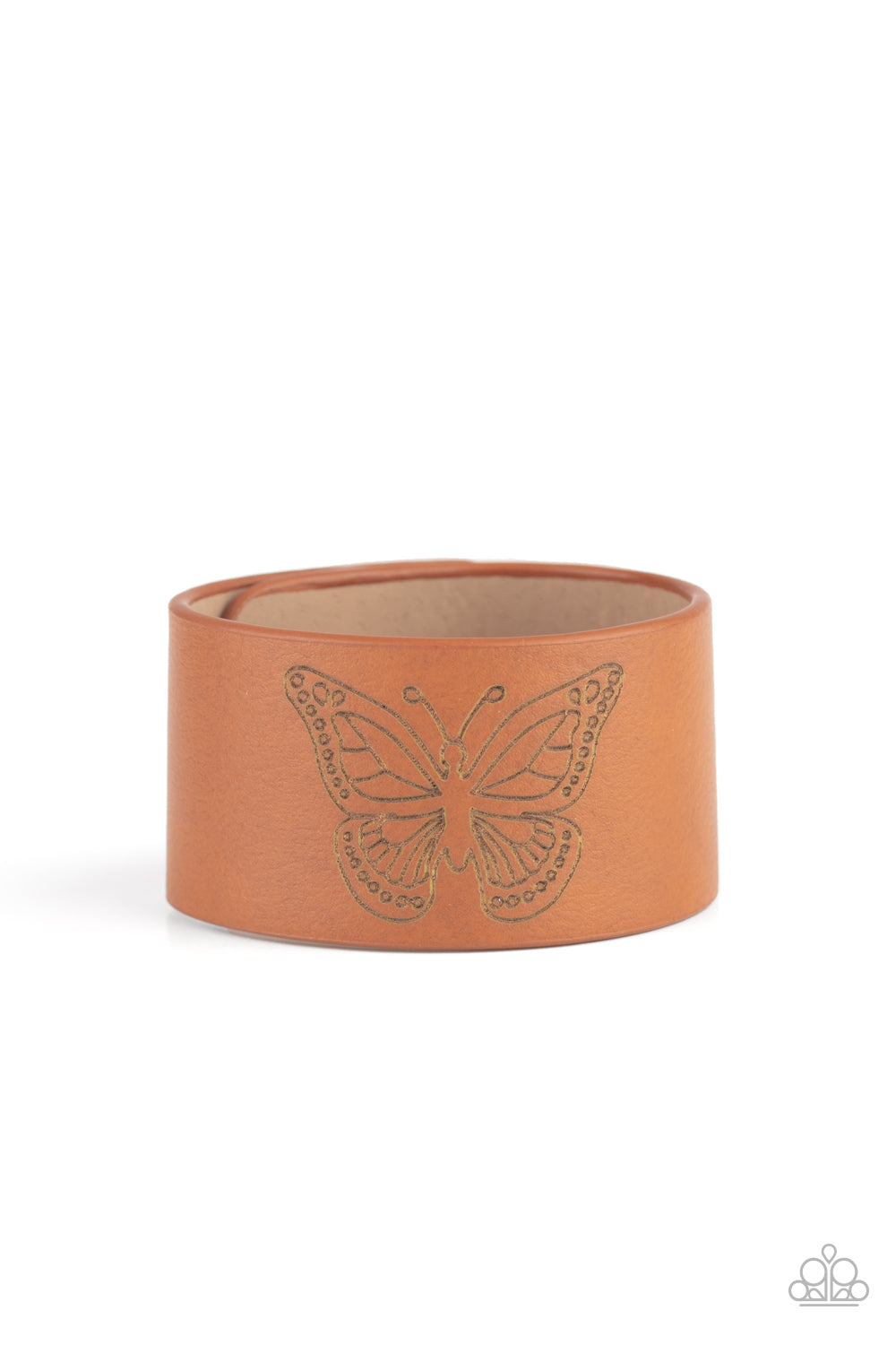 Paparazzi Accessories - Flirty Flutter - Brown
