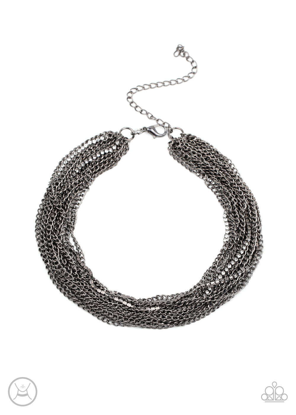 Paparazzi Accessories - Catch You LAYER! - Black