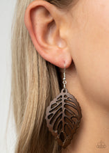Load image into Gallery viewer, Paparazzi Accessories - LEAF Em Hanging - Brown
